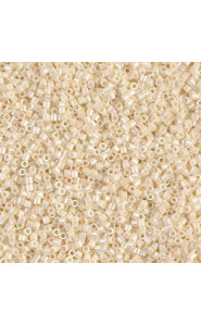 Miyuki delica beads 15/0 - Opaque cream ab DBS-157